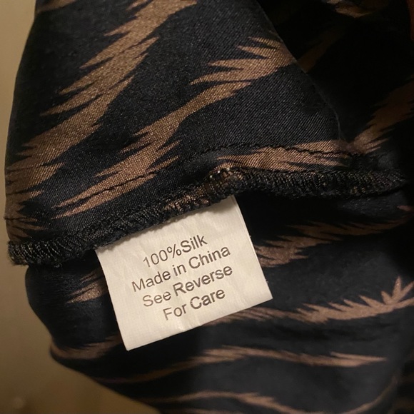 Parker animal print mini dress, 100%silk, excellent Condition, small size - Picture 5 of 16